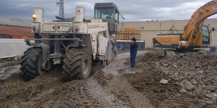 Illustrative image of Lime and cement stabilization in Charlotte