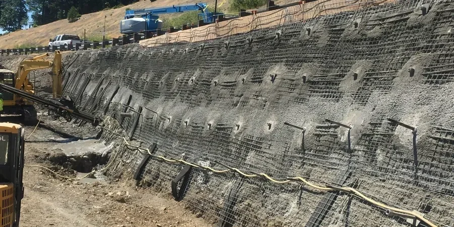 Illustrative image of Slope stabilization design in Charlotte
