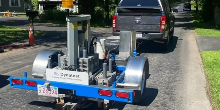 Illustrative image of Existing pavement evaluation in Charlotte