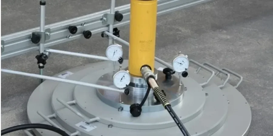 Illustrative image of Plate load test (PLT) in Charlotte